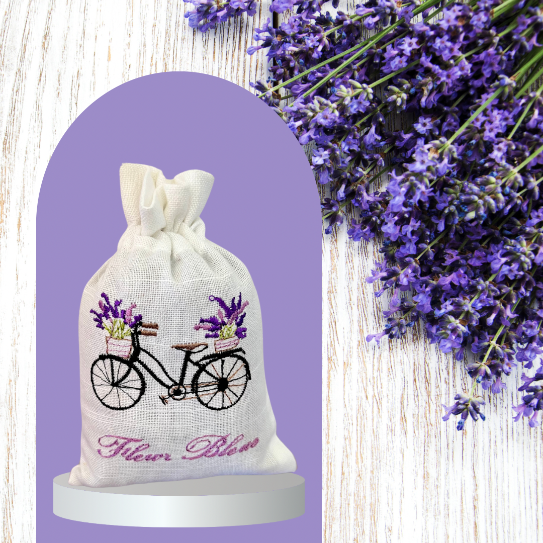 Sachet de Lavande brodé
